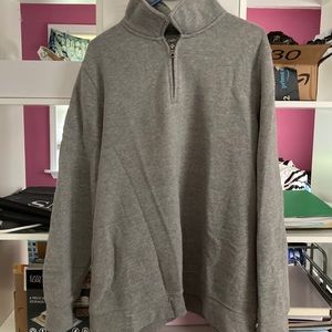 Large Fleece Quarter Zip Sweatshirt
